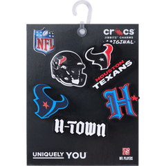 NFL Houston Texans 5 Pack Jibbitz Shoe Charm for Women|Men|Jibbitz™ Charms