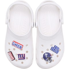 NFL New York Giants 5 Pack Jibbitz Shoe Charm for Women|Men|Jibbitz™ Charms