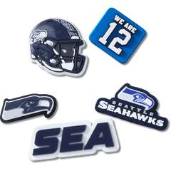 NFL Seattle Seahawks 5 Pack Jibbitz Shoe Charm for Women|Men|Jibbitz™ Charms
