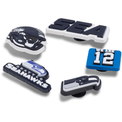 NFL Seattle Seahawks 5 Pack Jibbitz Shoe Charm for Women|Men|Jibbitz™ Charms