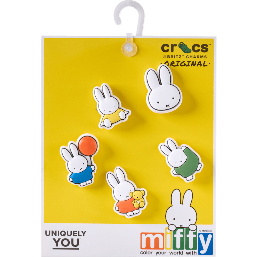 Miffy 5 Pack Jibbitz™ charms for Women|Men|Jibbitz™ Charms
