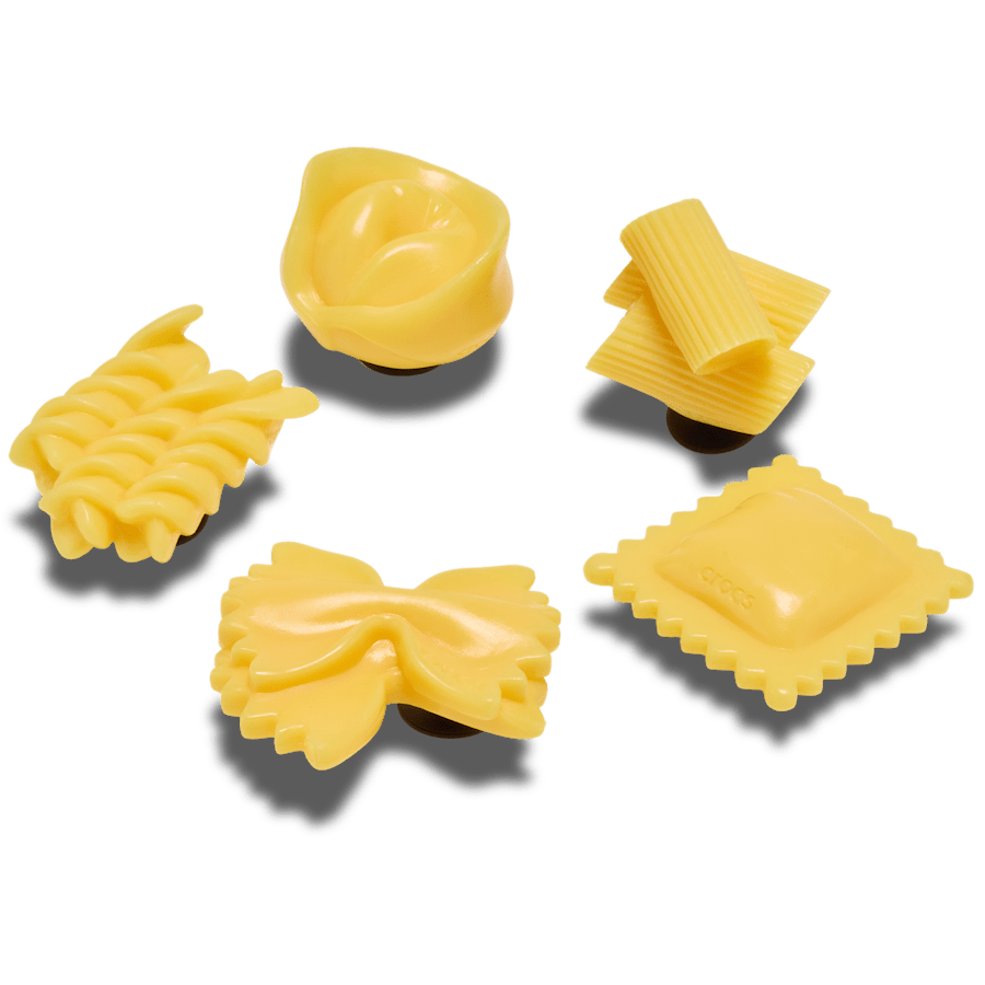 Realistic Pasta 5 Pack Jibbitz™ charms for Women|Men|Jibbitz™ Charms