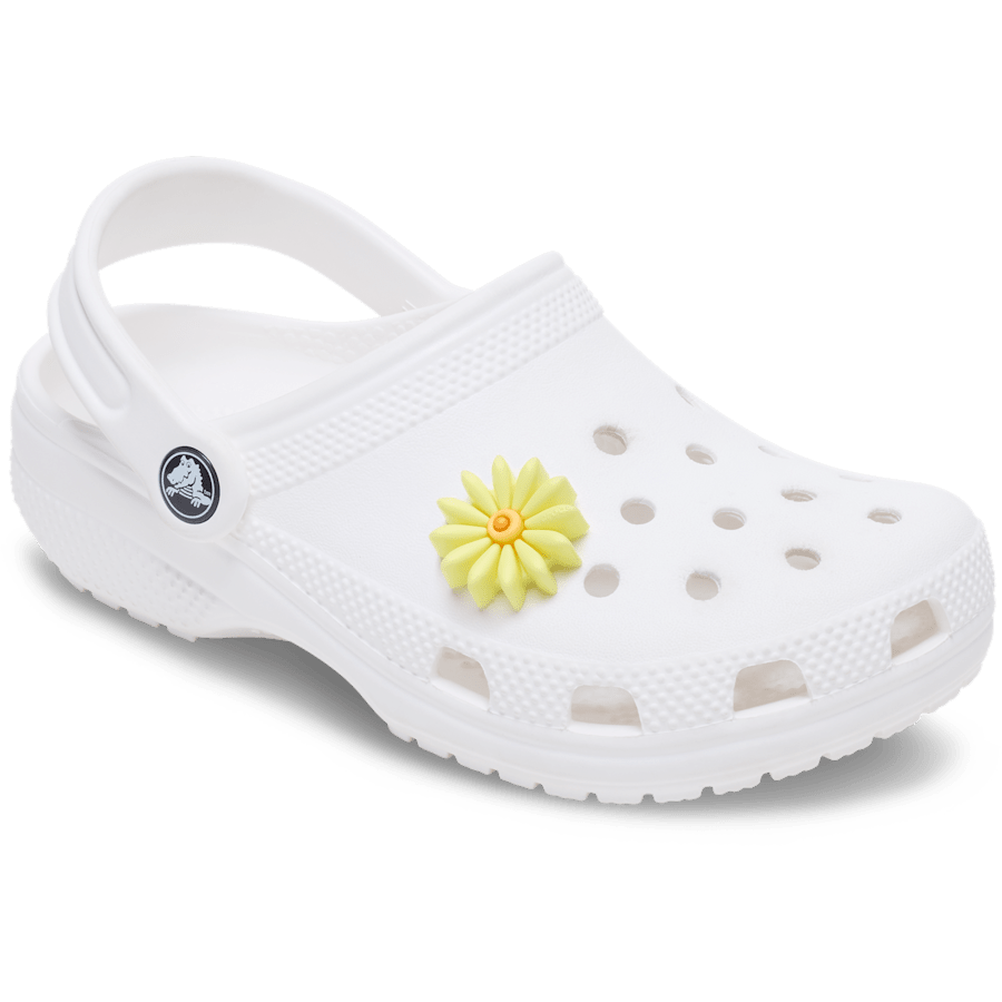 Puffy Yellow Daisy Jibbitz™ charms for Women|Men