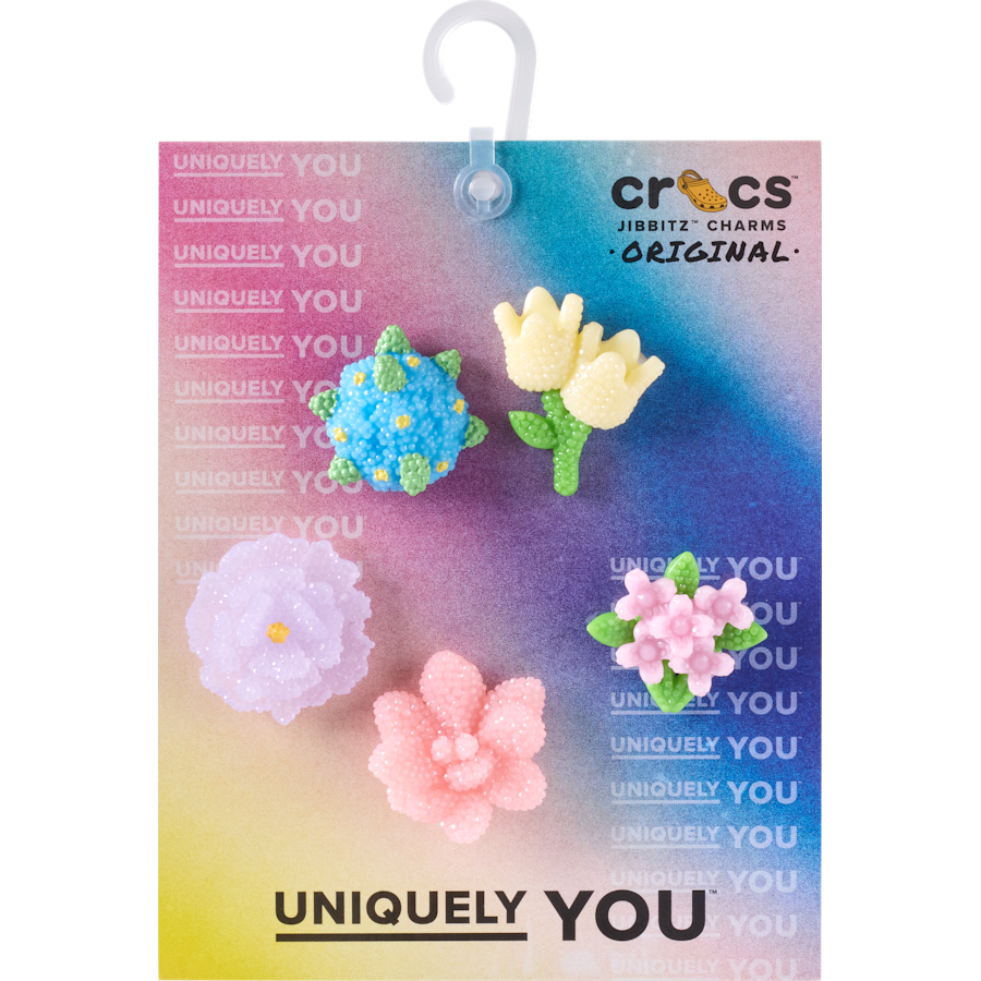 Beaded Flowers 5 Pack Jibbitz™ charms for Women|Men|Jibbitz™ Charms