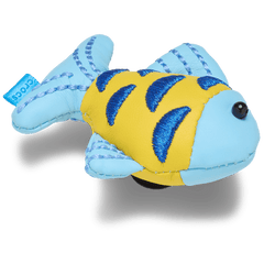 Blue and Gold Sparkle Fish Jibbitz™ charms for Women|Men