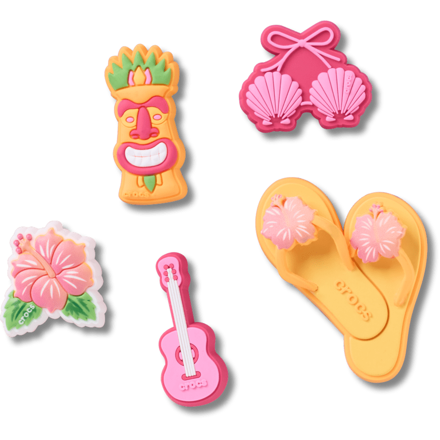 Tiki Vacation 5 Pack Jibbitz™ charms for Women|Men|Jibbitz™ Charms