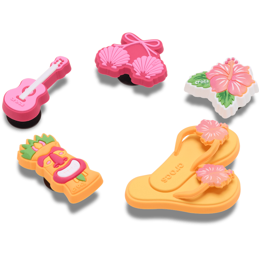 Tiki Vacation 5 Pack Jibbitz™ charms for Women|Men|Jibbitz™ Charms