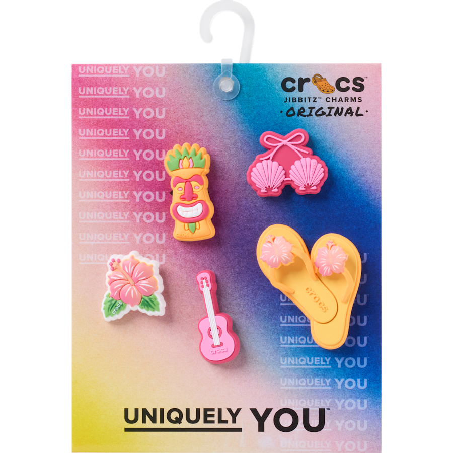 Tiki Vacation 5 Pack Jibbitz™ charms for Women|Men|Jibbitz™ Charms