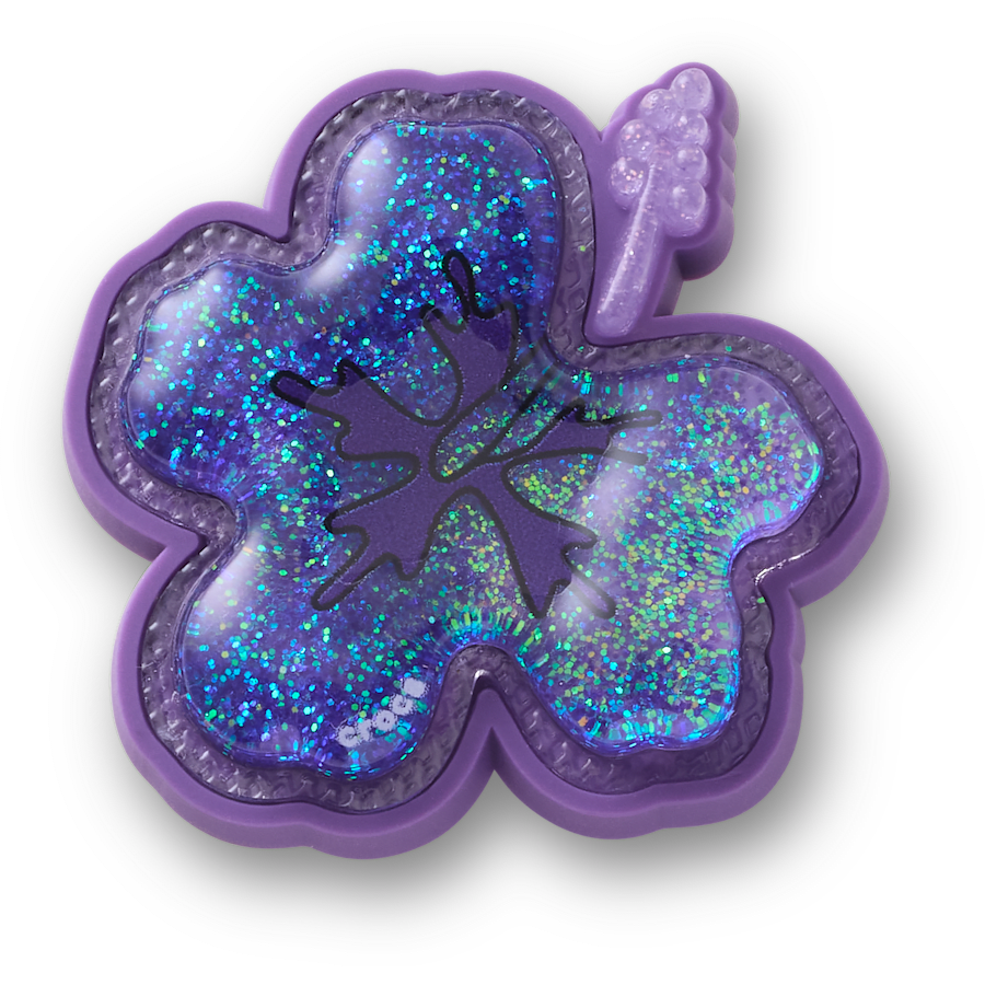 Squish Purple Hibiscus Jibbitz™ charms for Women|Men