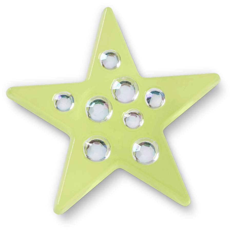 Green Gem Star Jibbitz™ charms for Women|Men