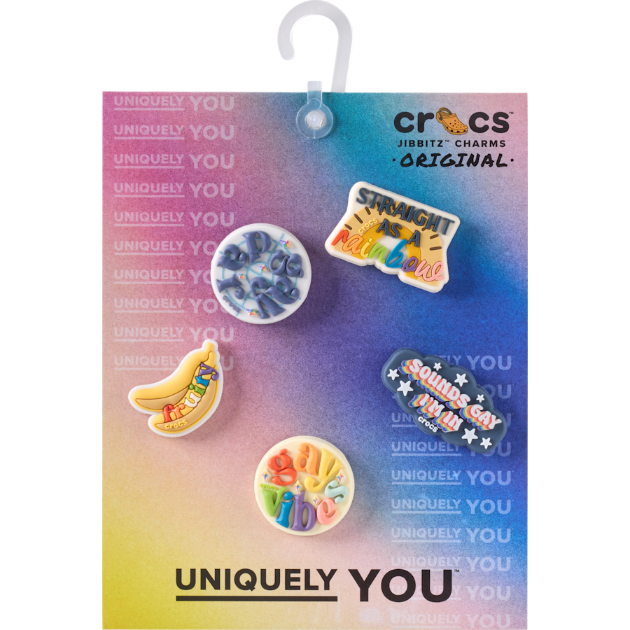 Irreverent Pride 5 Pack Jibbitz™ charms for Women|Men|Jibbitz™ Charms