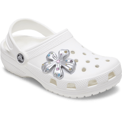 Silver Meta Gem Flower Jibbitz™ charms for Women|Men