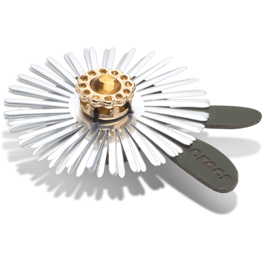 Silver Sequin Flower Jibbitz™ charms for Women|Men