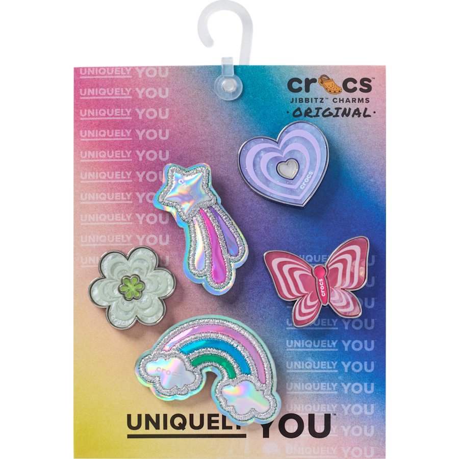 Funky Girly Icons 5 Pack Jibbitz™ charms for Women|Men|Jibbitz™ Charms