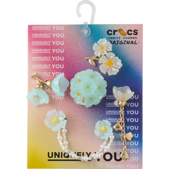 Blue Dainty Floral 5 Pack Jibbitz™ charms for Women|Men|Jibbitz™ Charms