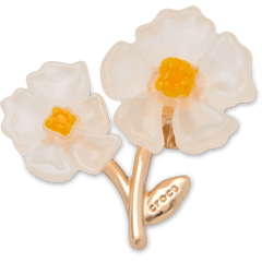 White Floral Blossom Jibbitz™ charms for Women|Men