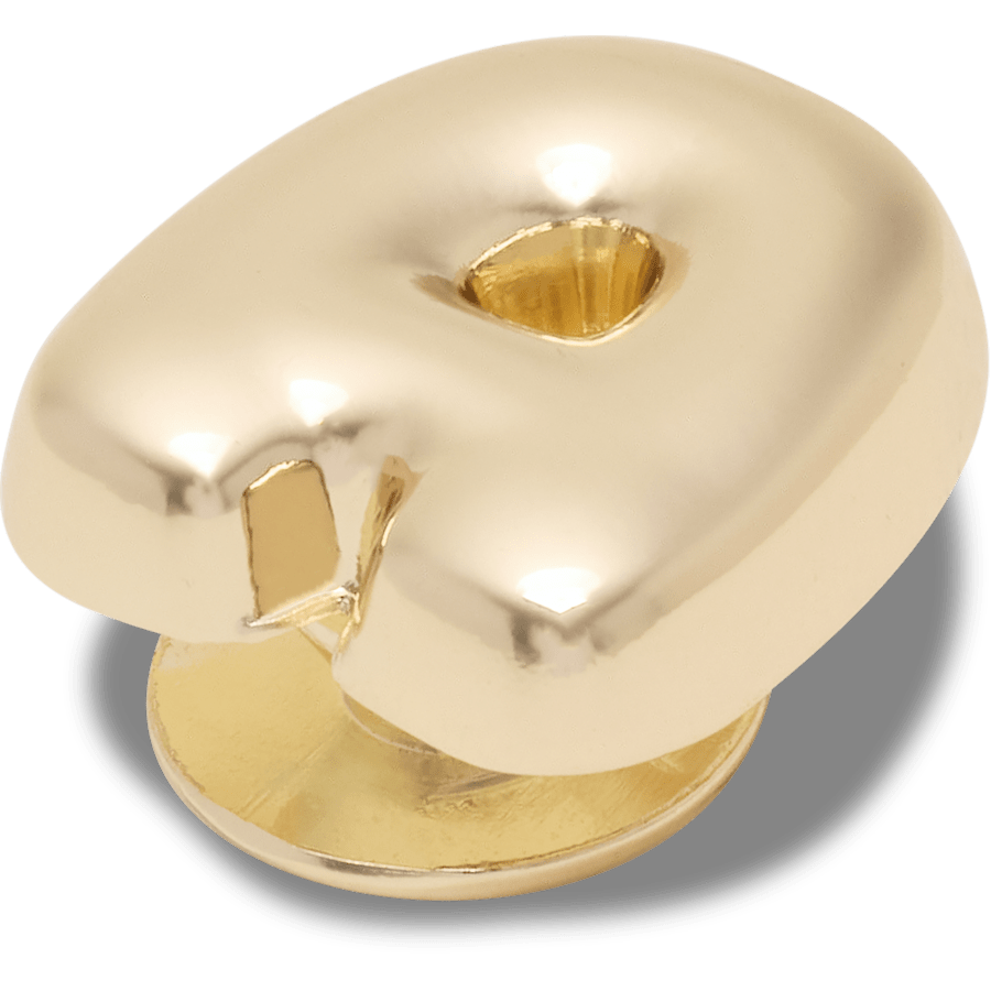 Gold Bubble Letter A Jibbitz™ charms for Women|Men|Jibbitz™ Charms