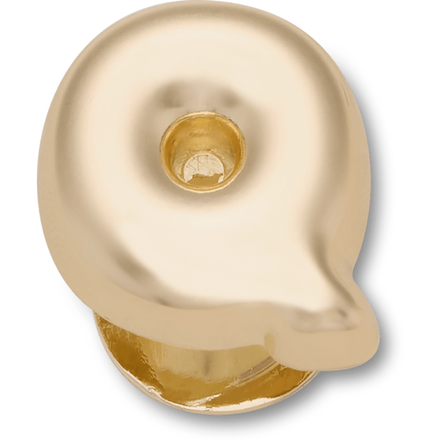 Gold Bubble Letter Q Jibbitz™ charms for Women|Men|Jibbitz™ Charms