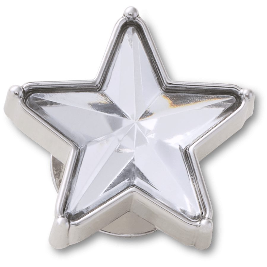 Silver Gem Sparkle Star Jibbitz™ charms for Women|Men