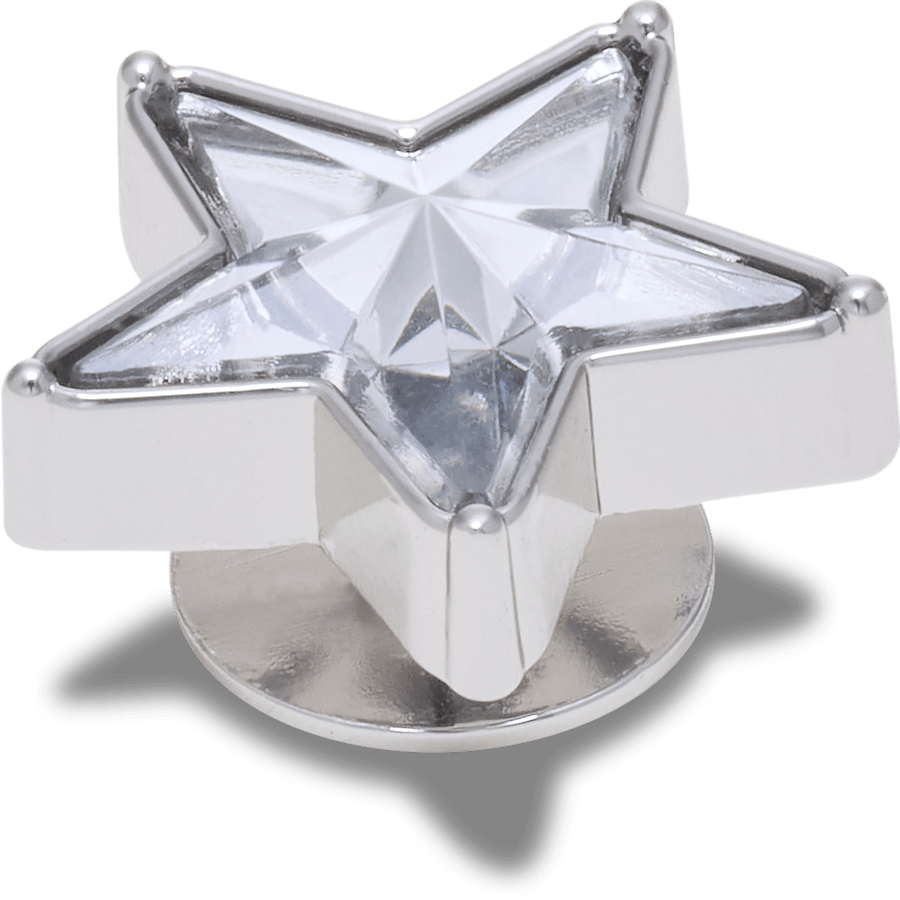 Silver Gem Sparkle Star Jibbitz™ charms for Women|Men