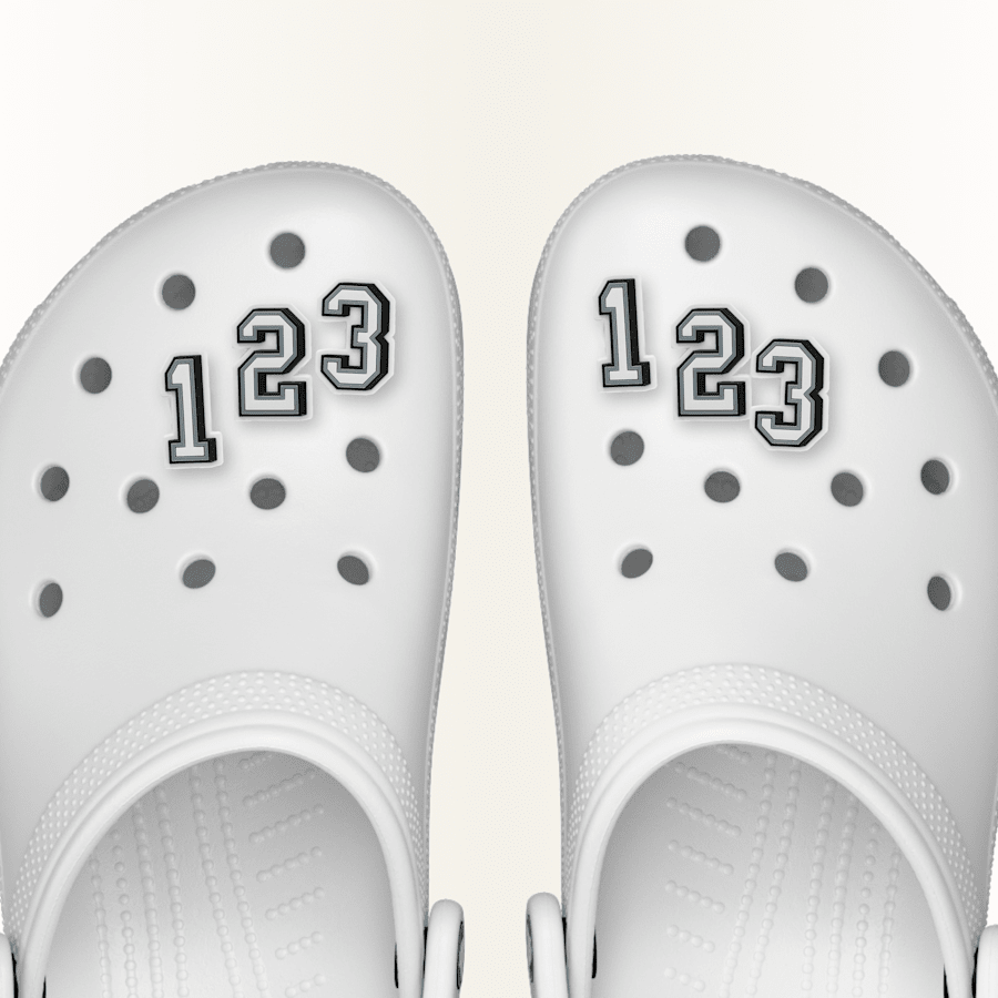 Number 0-9 Jibbitz Shoe Charm for Women|Men|Jibbitz™ Charms