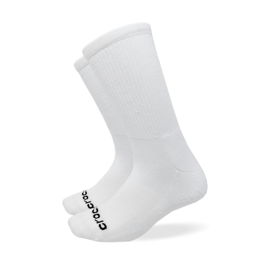 CrocsSocks Crew Texture Logo 3PK for Women|Kids
