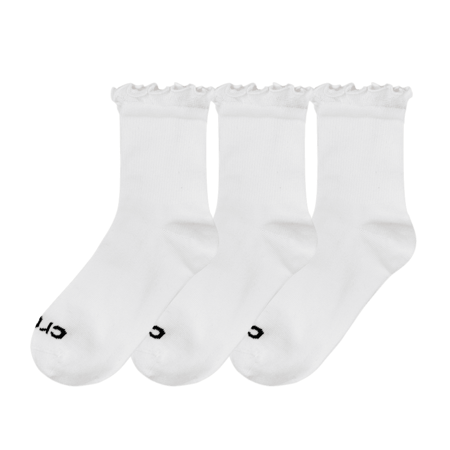 CrocsSocks Ruffle Ankle 3 PK for Women|Kids