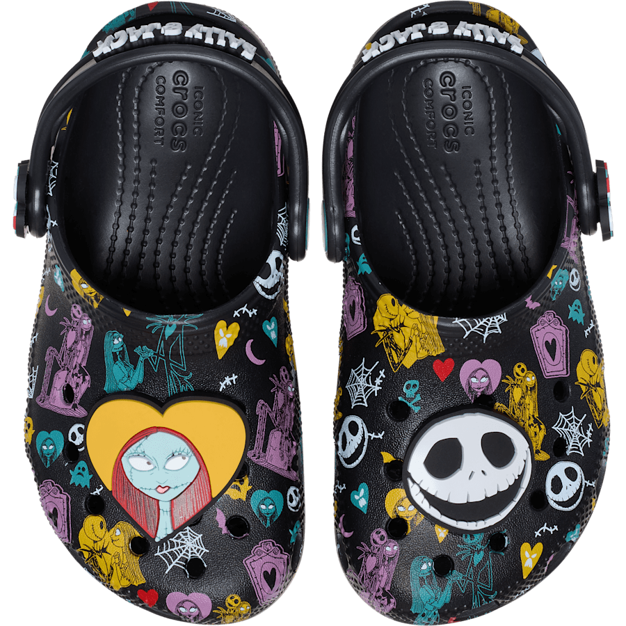 Toddlers’ Disney Tim Burton's The Nightmare Before Christmas Jack and Sally Classic Clog for Kids