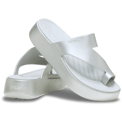 Getaway Metallic Platform Toe Loop for Women