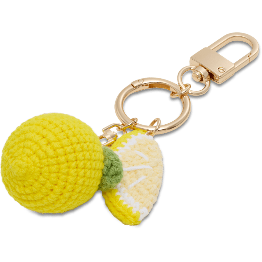 Crochet Lemon Bag Charm for Women|Kids