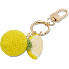 Crochet Lemon Bag Charm for Women|Kids