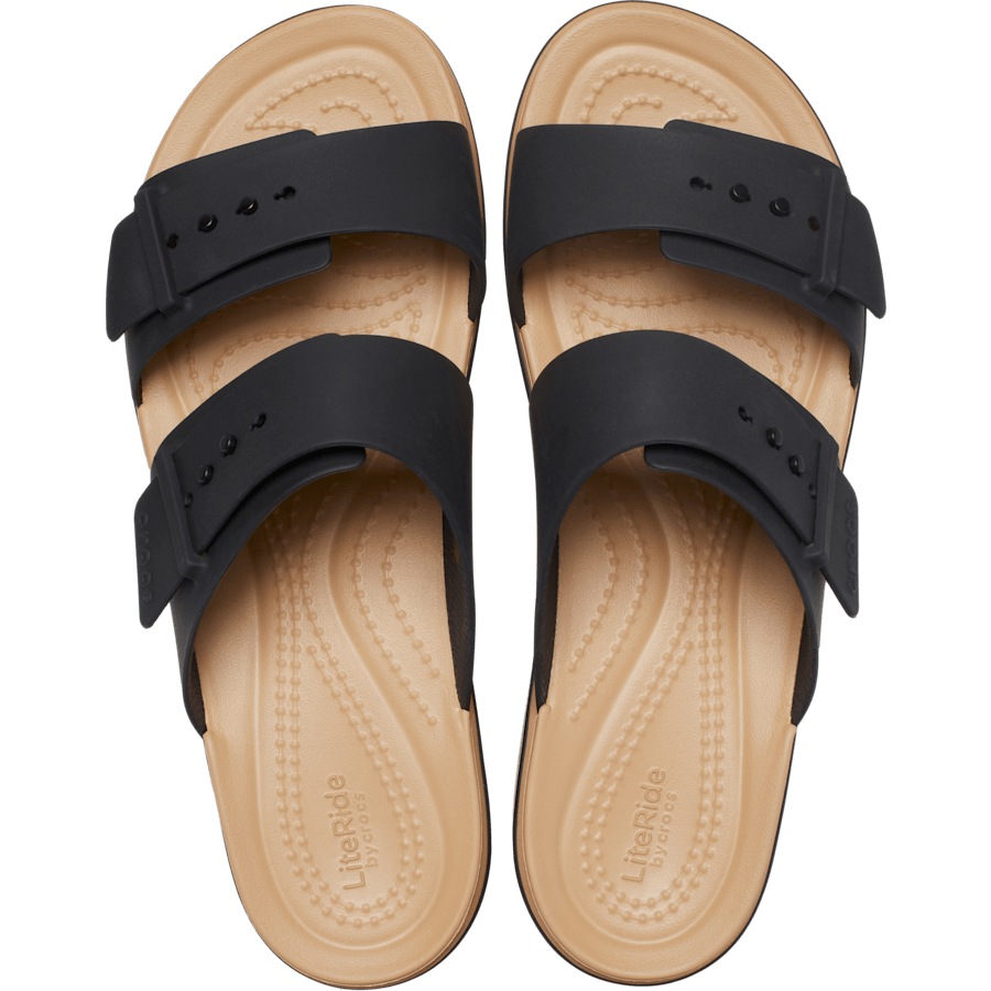 Brooklyn Buckle Matte Wrap Low Wedge for Women