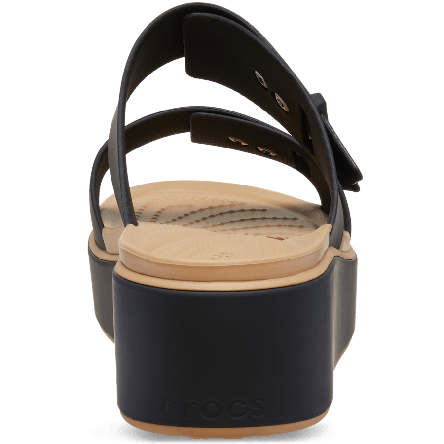 Brooklyn Buckle Matte Wrap Low Wedge for Women