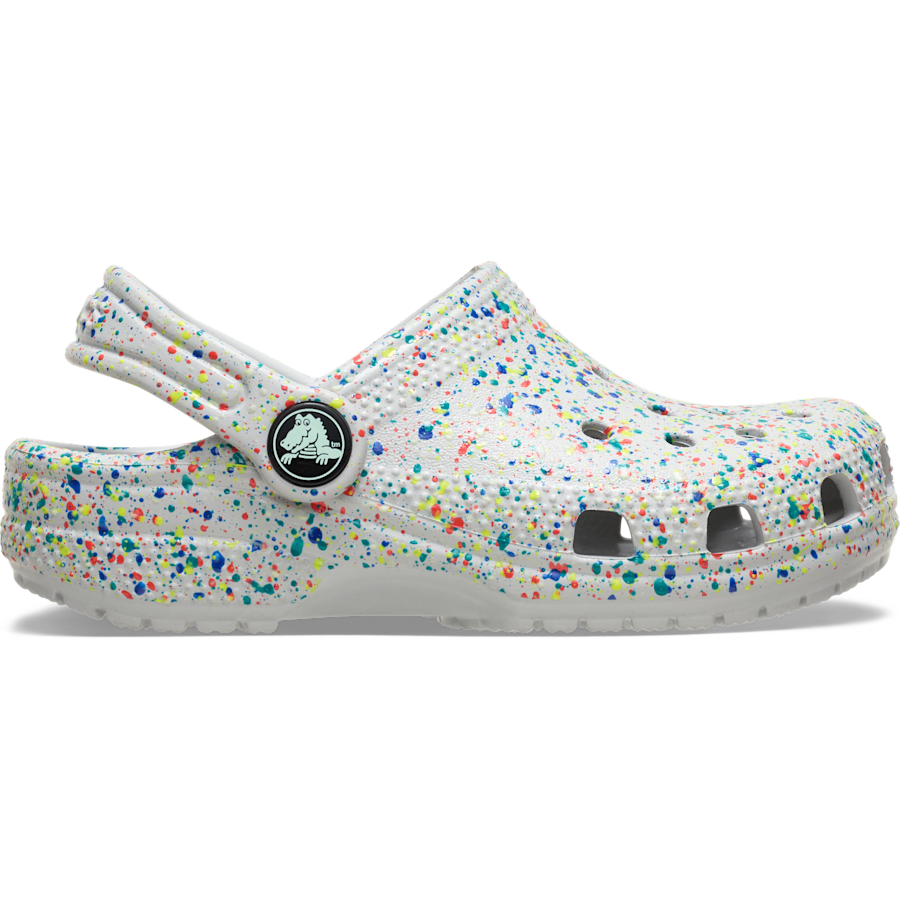 Kids' Classic Glow Paint Splatter Clog for Kids