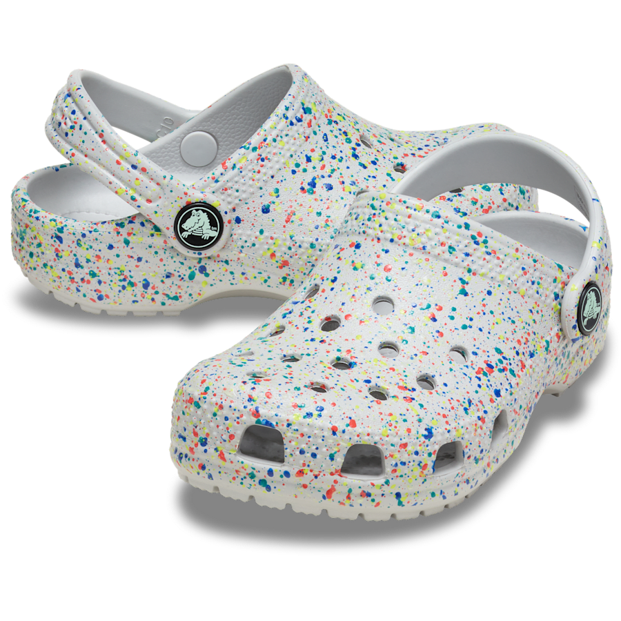 Kids' Classic Glow Paint Splatter Clog for Kids