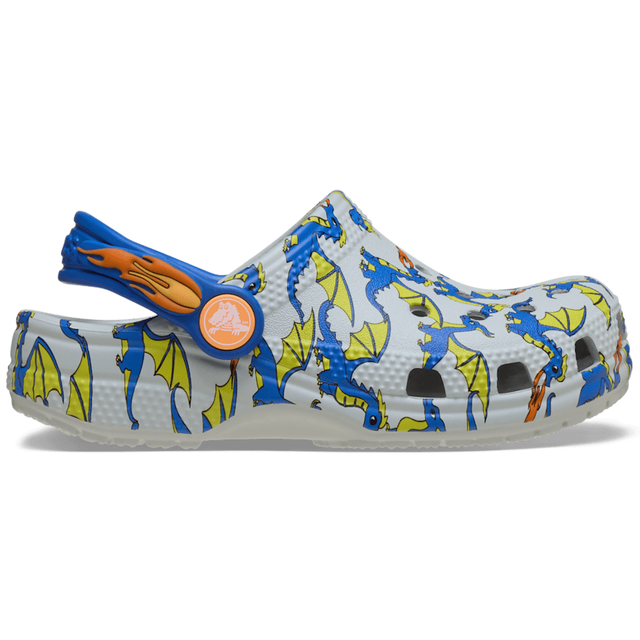Toddler Classic Dragon Graphic Clog for Kids