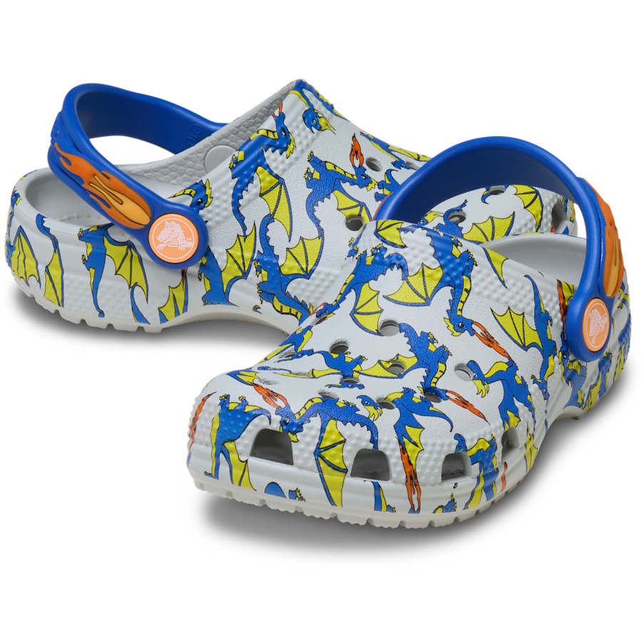 Toddler Classic Dragon Graphic Clog for Kids