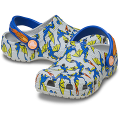 Toddler Classic Dragon Graphic Clog for Kids