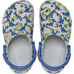 Toddler Classic Dragon Graphic Clog for Kids