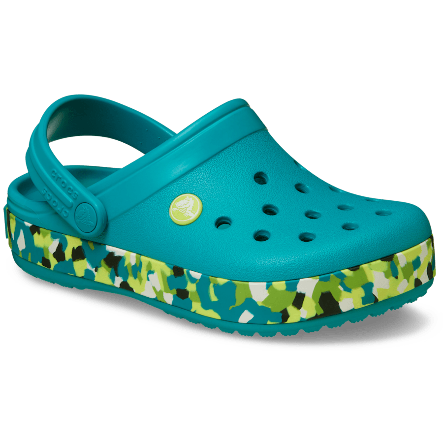 Kids' Crocband Glow Confetti Band Clog for Kids