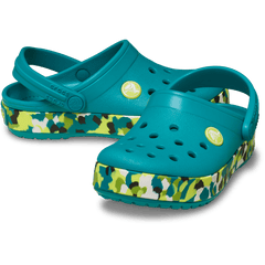 Toddler Crocband Glow Confetti Band Clog for Kids