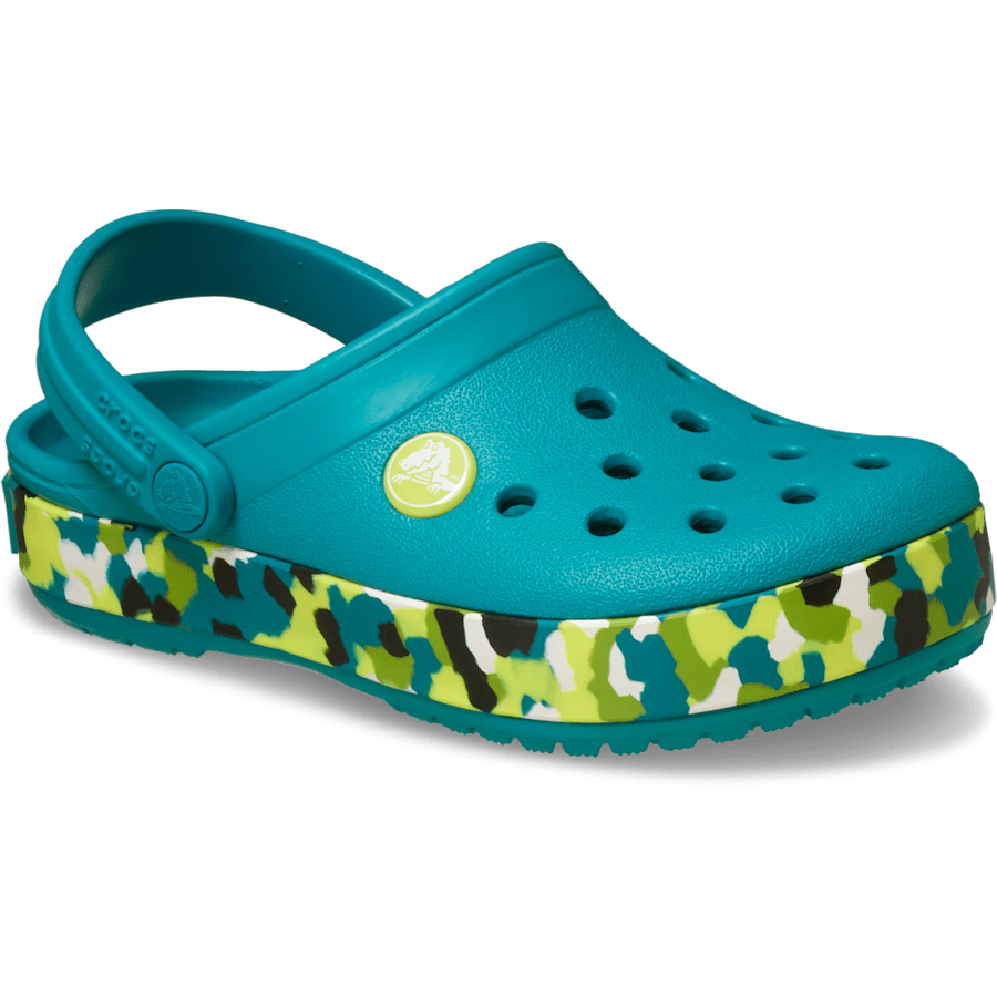 Toddler Crocband Glow Confetti Band Clog for Kids