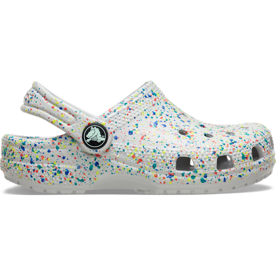 Toddler Classic Glow Paint Splatter Clog for Kids