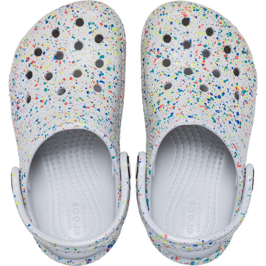 Toddler Classic Glow Paint Splatter Clog for Kids