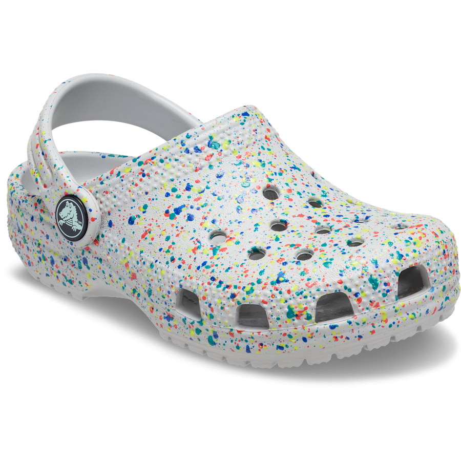 Toddler Classic Glow Paint Splatter Clog for Kids