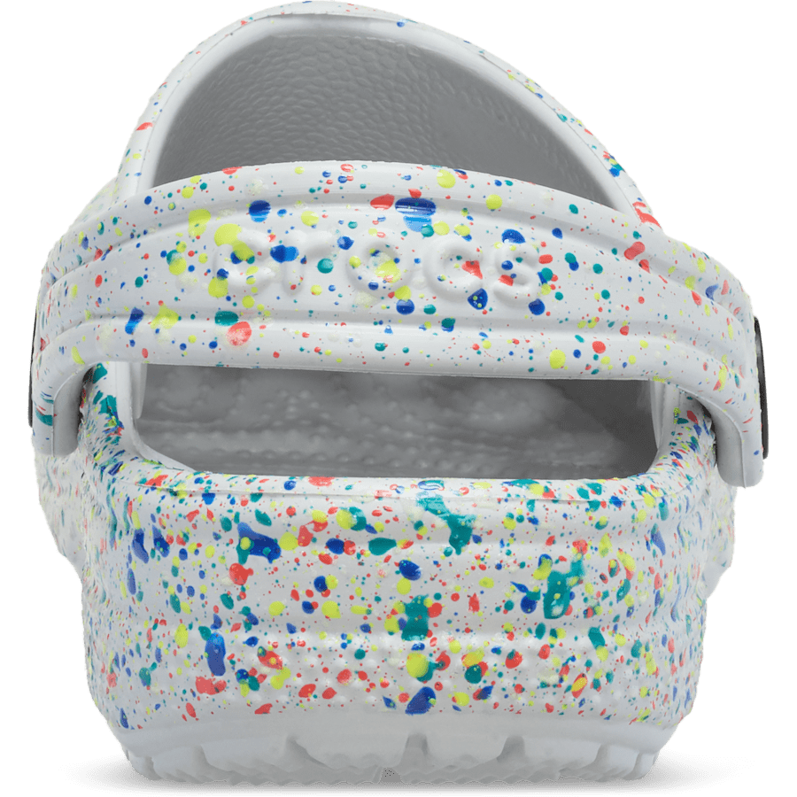 Toddler Classic Glow Paint Splatter Clog for Kids