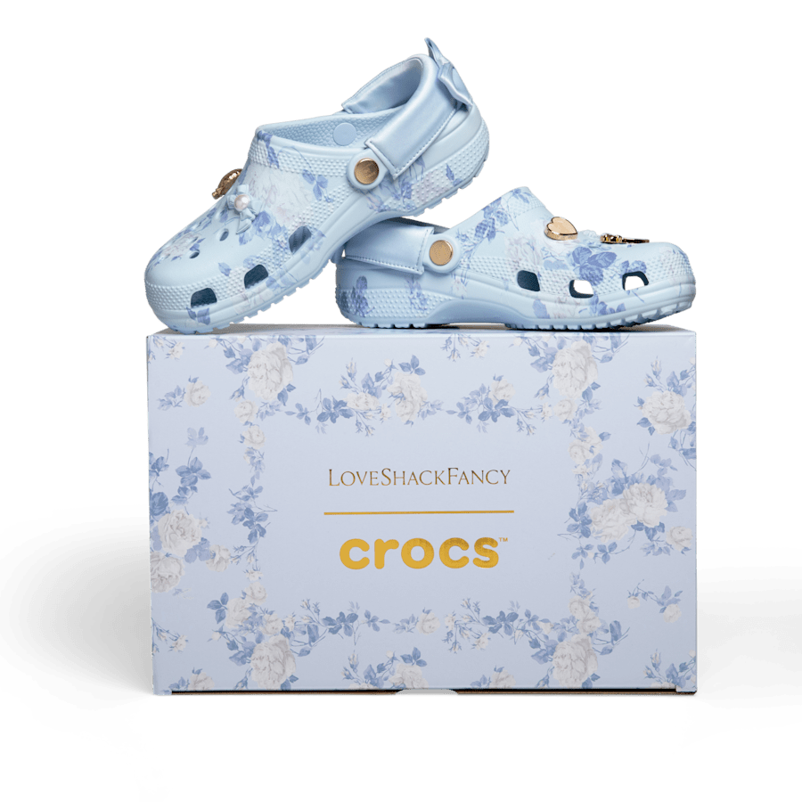 LoveShackFancy Blue Classic Clog for Women