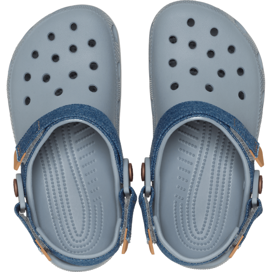 Kids' Classic Denim Adjustable Backstrap Clog for Kids