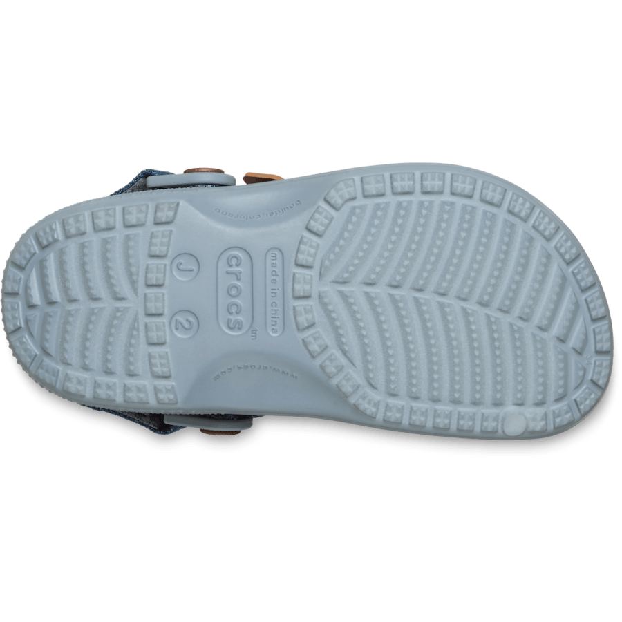 Kids' Classic Denim Adjustable Backstrap Clog for Kids