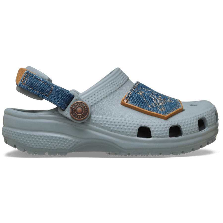 Toddler Classic Denim Adjustable Backstrap Clog for Kids